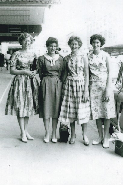 Stepping Out in Queen Street, Auckland, 1958